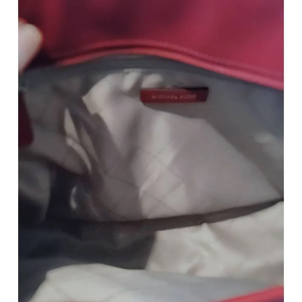 MICHAEL KORS Large Jet Set Raspberry Tote Bag & Matching Wallet